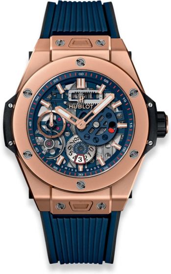 Buy HUBLOT BIG BANG MECA-10 KING GOLD BLUE 414.OI.5123.RX Copy Watch Discount